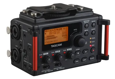 Рекордер Tascam DR-60DMK2, 4-канальный, 24 бит/96 кГц, XLR/TRS