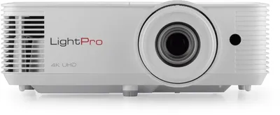Проектор InFocus [IN0061SL] DLP, 4000 lm, 4K UHD (3840 x 2160),1000 000:1, 1.21~1.59:1, 2xHDMI 2.0, VGA in, 3.5mm in/out, S/PDIF, USB-A (питание), RS232, лампа 15 000ч.(ECO mode), 10W, 27дБ, 3,2 кг, БЕЛЫЙ