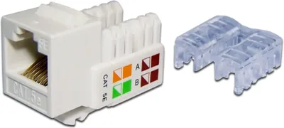 Модуль Keystone LANMASTER NM-KSTU90/WH, RJ-45 кат.5e, белый