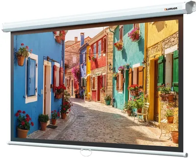 Экран Lumien LEP-100127 Eco Picture, 157×227см, Matte White, 16:9, настенный