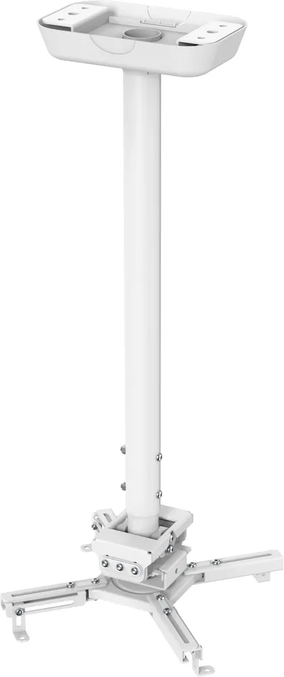 Кронштейн Cactus CS-PROF031L-WT, потолочный, 35кг, белый