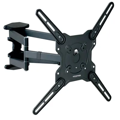 Кронштейн Kromax OPTIMA-407 20242, для ТВ 22"-65", наклонно-поворотный, VESA 400×400, 45кг