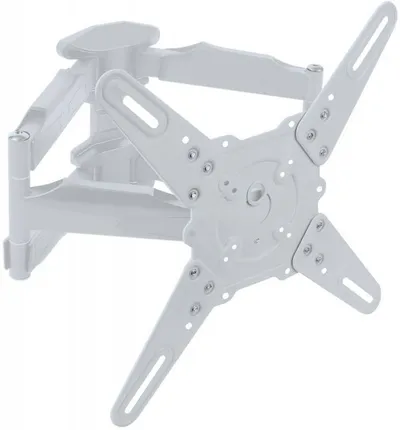 (Поврежденная упаковка) Кронштейн KROMAX ATLANTIS-45 для 22"-65" WHITE(Kromax ATLANTIS-45 white, 3 шт/уп. Кр. стал. наст. для TV 22"-65", max 45 кг, 5 ст св., нак. +5°-15°, пов. 160°, от ст. 55-470 мм, max VESA 400x400 мм)