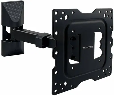 Кронштейн для ТВ KROMAX DIX-17 черный (max VESA 400x400 мм., настенный, наклонно-поворотный, max 30кг) (20205)