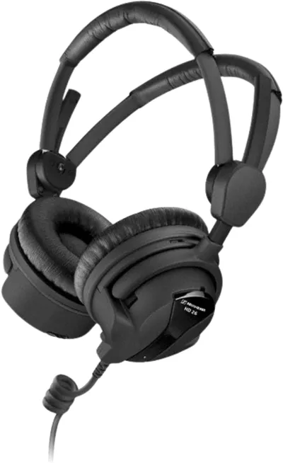 Проводные наушники Sennheiser HD 26 Pro черный, накладные, Jack 3.5/6.3 мм, складная чашка