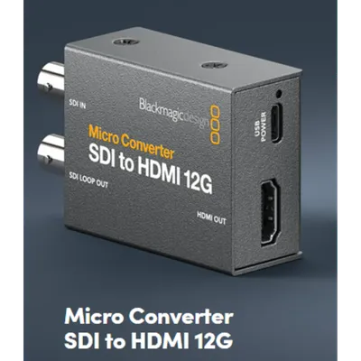 Конвертер микро SDI в HDMI 12G