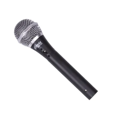 RITMIX RDM-155 (Black) {50 Гц - 10 кГц, 600 Ом, чувств. микр. -50 дБ, выход 6.3 мм, размер 50 x 50 x 180 мм, длина кабеля 5 м, пластик, черный}
