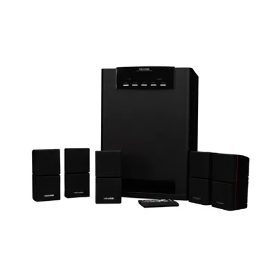 X15BT - Акустическая система, Microlab, X15BT, 5.1, 170 Вт (90 Вт + 16 Вт*5), Выход 2RCA*2, 5.1CH RCA, USB, микрофон*2, 20 Гц - 20 кГц, Bluetooth 5.0, Пульт ДУ, Настенное крепление, Высокая подставка, Черный