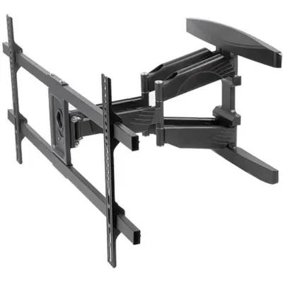 Кронштейн Kromax ATLANTIS-65 black, настенный, для TV 40"-90", max 45 кг, 4 ст св., нак. ±12°, пов. 180°, от ст. 60-500 мм, max VESA 800x400 мм.