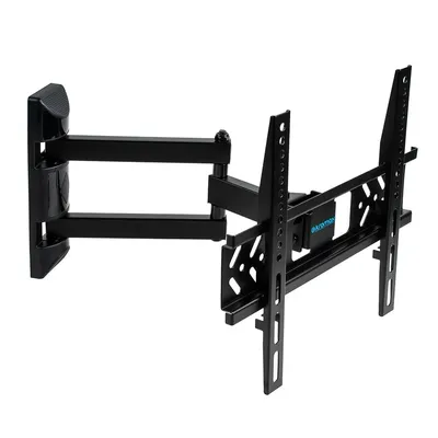 Кронштейн для телевизора Kromax PIXIS-XS черный 22"-55" макс.30кг настенный поворотно-выдвижной и наклонный