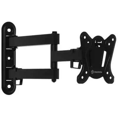 ONKRON Кронштейн для ТВ ONKRON NP15 чёрный, для 10"-32", наклон 8°, поворот 180°, нагрузка до 25 кг, расстояние до стены 65-408 мм