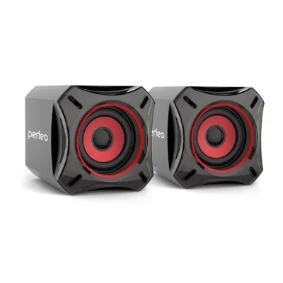 Perfeo колонки "CUBE" 2.0, мощность 2х5 Вт (RMS), чёрн, USB (PF-812) PF_4880