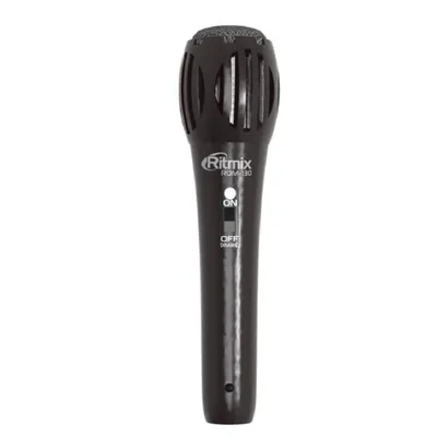RITMIX RDM-130 black {-70 дБ +/- 3 дБ, подключение: 3 pin XLR - jack 6.3 мм}