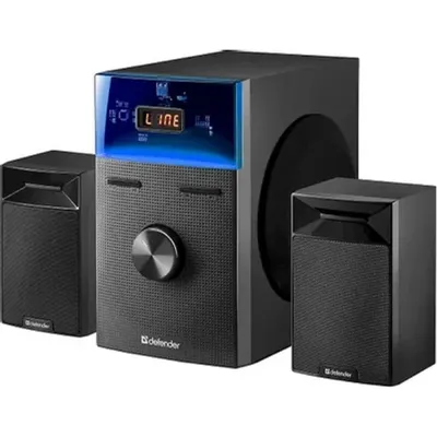 Акустика Defender Tresor 65092, 2.1, 50 Вт, черная