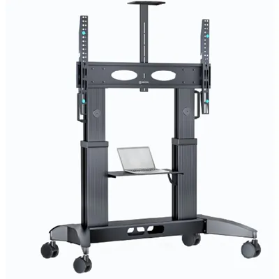 ONKRON TS2821 мобильная стойка для ТВ 70"-110", макс 145 кг, чёрная