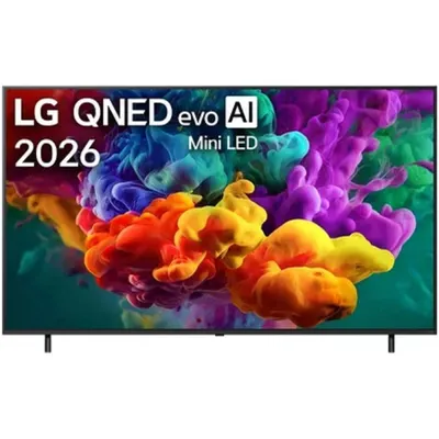 Телевизор ЖК 75'' LG/ 75", Ultra HD, QNED MiniLED, Dynamic QNED Color, Edge Led,  Precision Dimming Pro, AI Picture Pro, Smart TV (WebOS 26), Wi-Fi 5, DVB-T2/C/S2, MR, 120Hz Native (VRR 144Hz), 2.0ch (20W), 4хHDMI, 2хUSB, 2 Pole, черный графит, 2026
