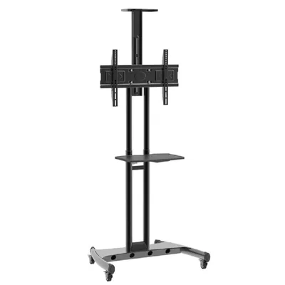 Стойка для телевизора Kromax OMEGA-17 черный 32"-80" макс.50кг напольный поворот и наклон