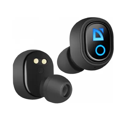 Гарнитура беспроводная Defender Twins 639, Bluetooth, накладные, черный, 63639