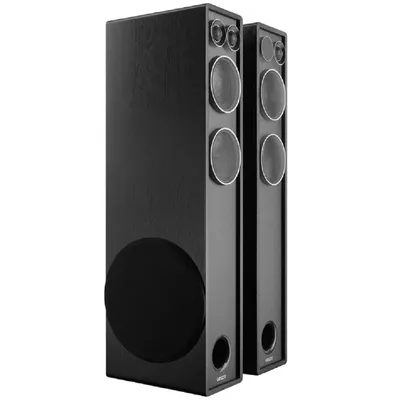 Портативная акустика 2.0 Ginzzu GM-326, 180Вт, черный (GM-326)