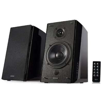 Колонки Edifier R2000DB Black, дерево, акустическая система 2.0, мощность(RMS): 60х2 Вт