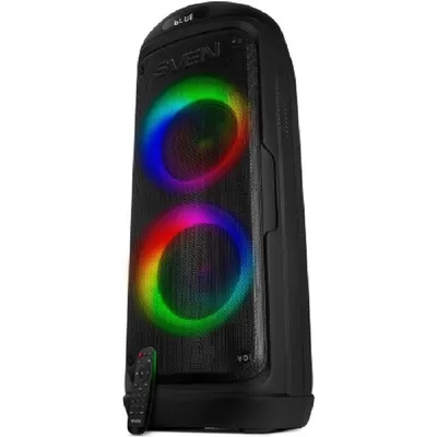 Портативная колонка SVEN SV-021719 PS-770, 2×50Вт, Bluetooth, USB, FM