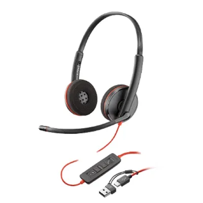 Poly Blackwire 8X229A6 3225 Stereo USB-C Headset +3.5mm Plug +USB-C/A Adapter (Bulk) Гарнитура проводная