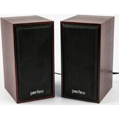 Колонки Perfeo PF_A4388, 2.0, 2×3 Вт, USB, махагон