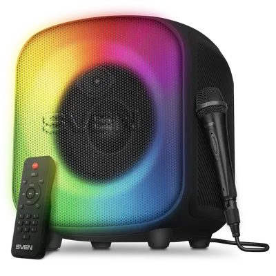 Колонка Sven SV-022808, 65 Вт, Bluetooth, USB, microSD, TWS