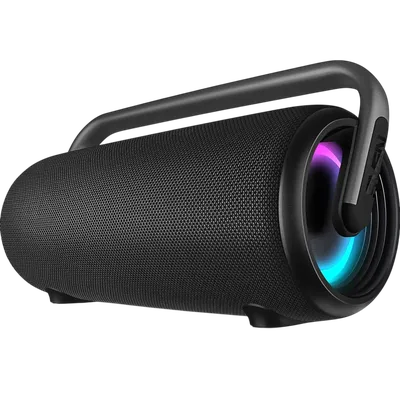 SVEN PS-395, черный, акустическая система 2.0, мощность 2x40 Вт (RMS), Waterproof (IPx5), TWS, Bluetooth, USB, встроенный аккумулятор