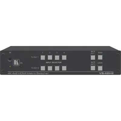 Kramer VS-42H2 Матричный коммутатор 4х2 HDMI 4K/60 (4:4:4) с HDCP 1.4/2.2, HDR и EDID/ 4x2 4K HDR HDMI  HDCP 2.2 Matrix