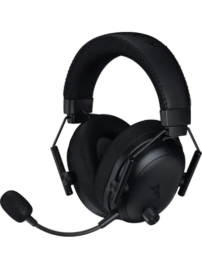 RZ04-05400100-R3M1 - Гарнитура, Razer, BlackShark V3 Pro, RZ04-05400100-R3M1, Игровая гарнитура, Динамики 50 мм, THX Spatial Audio, 10 – 28000 Гц, 98 дБ, 32 Ом, Микрофон однонаправленный съёмный, 100 – 10000 Гц, –42 дБ, Беспроводные / Проводные, 2.4 ГГц / Bluetooth / USB / 3,5 мм MiniJack, Чёрный
