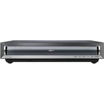 Лазерный проектор TV 120'' Hisense/ 80~150", Projector Triple-Chroma, 4K UHD, 25 000ч, 3000Лм, 4K@60Hz, 2K@240Hz, 2K@120Hz, 15W x 2 + 10w ? 2 treble, VIDAA U7.6, Voice assistant, HDMI 2.1x2, HDMI 2.0x1, USB 3.0x1, USB 2.0x1, Bluetooth, WiFi, AirPlay 2