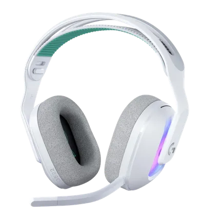Гарнитура Logitech G522 Lightspeed белый, беспроводная + проводная, Bluetooth 5.3/USB, радиус 30 м, подсветка, съёмный микрофон