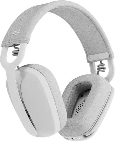 Гарнитура беспроводная Logitech Zone Vibe 100, Bluetooth, накладные, бежевый, 981-001219
