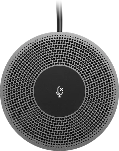 Микрофон проводной Logitech 989-000405, MeetUp USB, для конференций