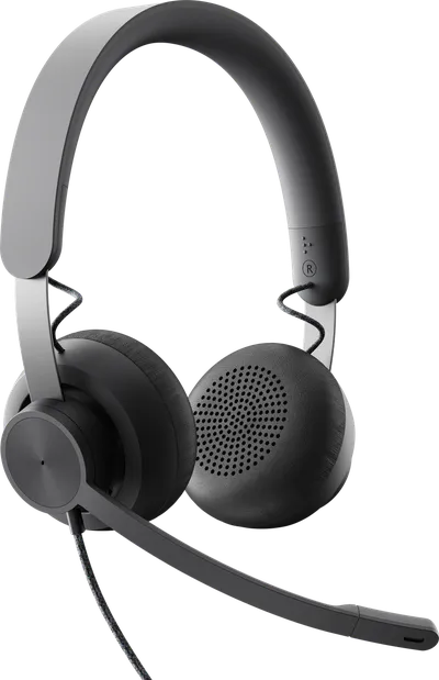 Наушники Logitech - UC Zone, Стерео, USB, проводной, 20 Гц - 16 кГц, 100 Гц - 16 кГц, цвет чёрный, 981-000875