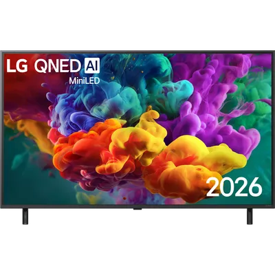 Телевизор ЖК 50'' LG/ 50", Ultra HD, QNED MiniLED, Dynamic QNED Color, Edge Led,  Precision Dimming Pro, AI Picture Pro, Smart TV (WebOS 26), Wi-Fi 5, DVB-T2/C/S2, MR, 120Hz Native (VRR 144Hz), 2.0ch (20W), 4хHDMI, 2хUSB, 2 Pole, черный графит, 2026