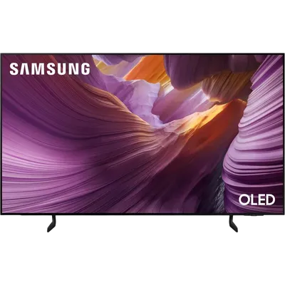 Телевизор 55'' Samsung/ 55", OLED, Ultra HD, Tizen Smart TV, 120 Hz, HDR10+, Wi-Fi, Voice, DVB-T2/C/S2, Bluetooth, CI+(1.4), FreeSync Premium, 2.0Ch 20W, OTS Lite, 4HDMI, 2USB, Black 2025