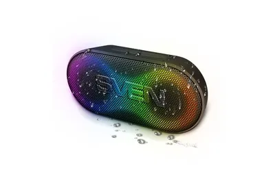 Колонка портативная SVEN SV-022389, PS-99, 10 Вт, Bluetooth, IPx5