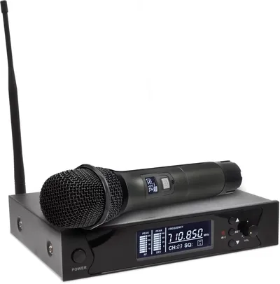 Микрофонная радиосистема с DSP Axelvox DWS7000HT (ST Bundle) UHF 710-726 MHz, 100 каналов, LCD дисплей, ИК порт, ручной микрофон