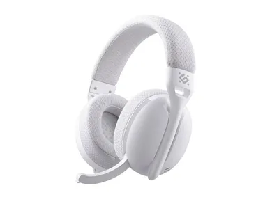 Беспроводные наушники Defender Triple белый, накладные, Bluetooth + радиоканал 2.4ГГц, складная конструкция, микрофон, до 20 ч