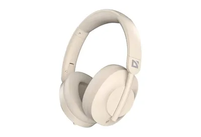 Наушники Defender 63486 FreeMotion B485, Bluetooth+провод, бежевый