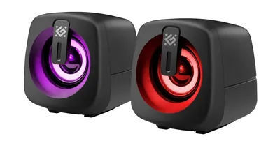 DEFENDER Система акустическая 2.0 J1 6Вт, подсветка, питание от USB