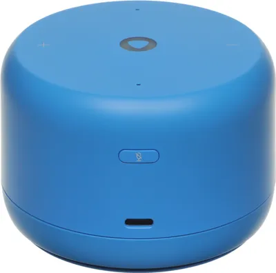 Колонка Яндекс YNDX-00026BLU, Станция Лайт 2, с экраном, Алиса, синий