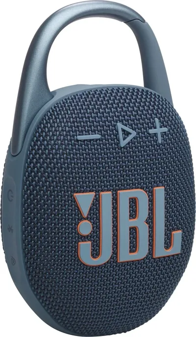 Колонка порт. JBL Clip 5 синий 7W 1.0 BT 10м 1400mAh (JBLCLIP5BLU)