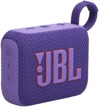 Колонка порт. JBL GO 4 фиолетовый 4.2W 1.0 BT 10м 850mAh (JBLGO4PUR)