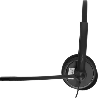 Наушники Yealink - UH34 Lite Dual UC, Стерео, USB, проводной, 20Hz-20kHz, 100Hz-8kHz, цвет чёрный, UH34 LITE DUAL UC