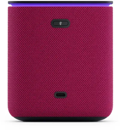 Умная колонка Яндекс Станция Миди, 24Вт, с экраном, 2 динамика, Wi-Fi, BT5.0, Zigbee, Алиса, малиновый