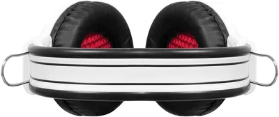 <071916> Наушники проводные Oklick HS-G300 ARMAGEDDON (мониторные закрытые, 20-20 000 Гц, 56дБ, 2м) white-black [361558]