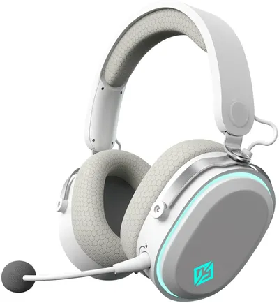 Наушники GMNG 1899880, мониторные, BT/Radio/3.5mm, белый
